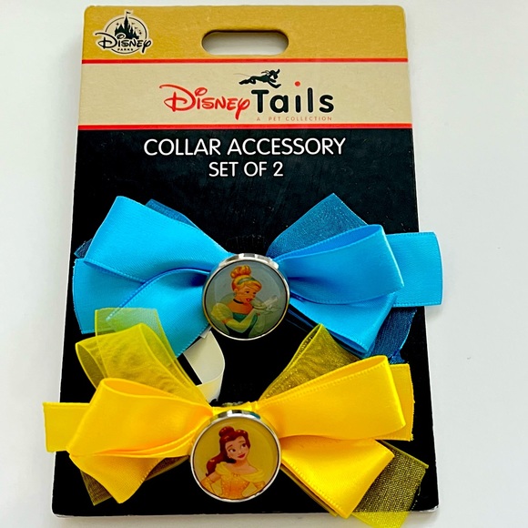 🐾🐈‍⬛ Disney Tails Pet Collar or Lead Trim -          💙Cinderella & Belle💛 - Picture 2 of 10